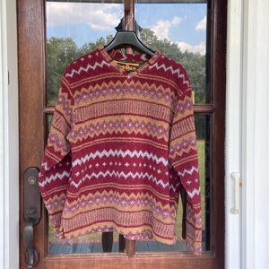 Timberland fleece.‎ Vintage Aztec design. Size Large